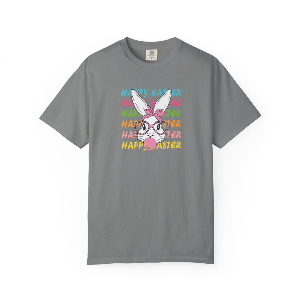 Easter Bunny Glasses T-Shirt — Happy Easter Pastel Graphic Tee