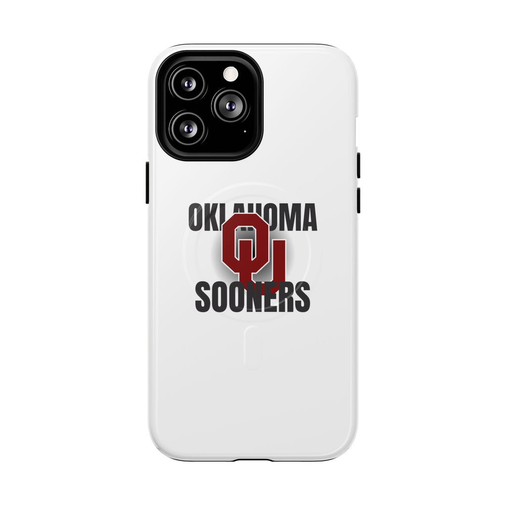 Oklahoma Sooners Tough Magnetic Phone Case — Durable Magnetic Snap-On College iPhone Cover