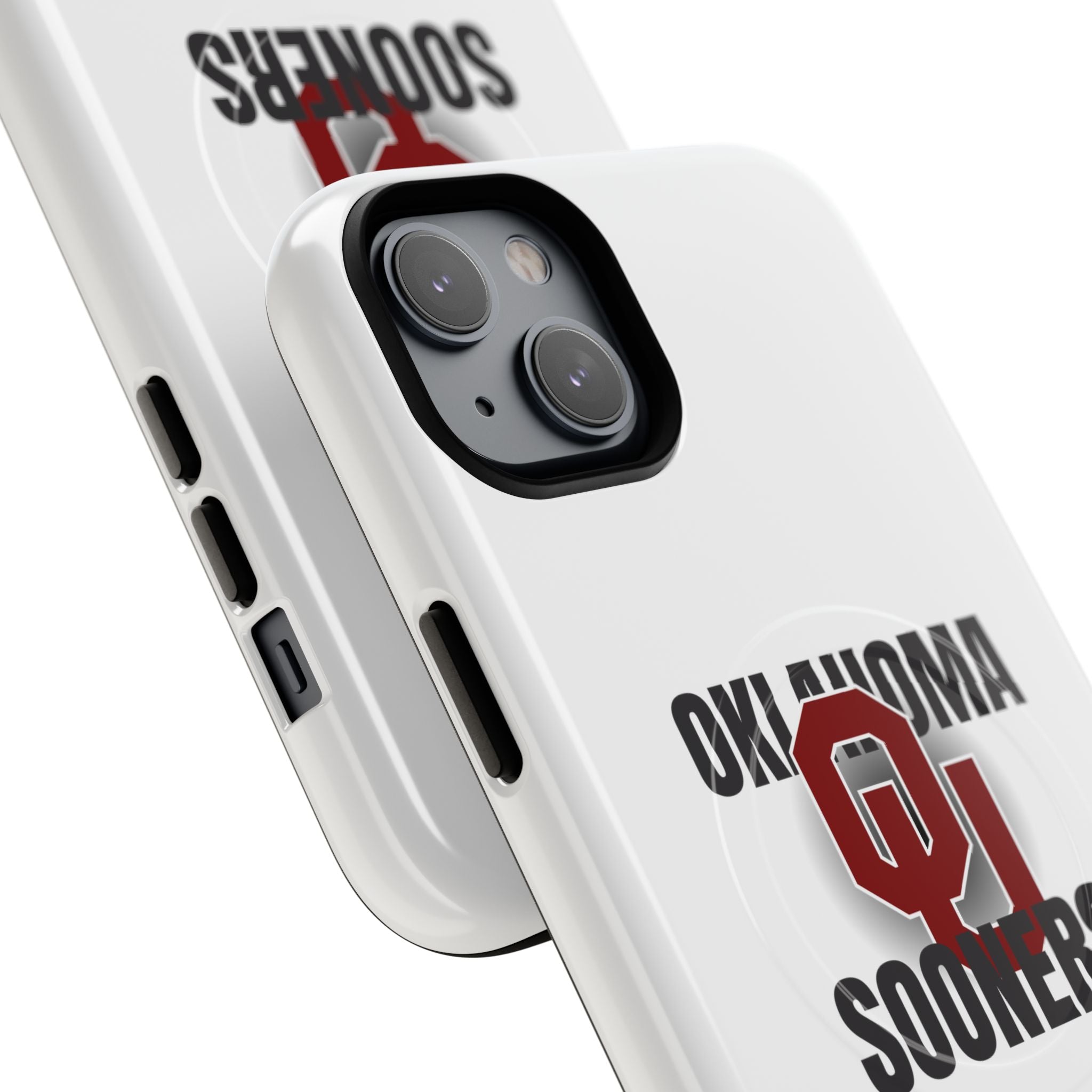 Oklahoma Sooners Tough Magnetic Phone Case — Durable Magnetic Snap-On College iPhone Cover