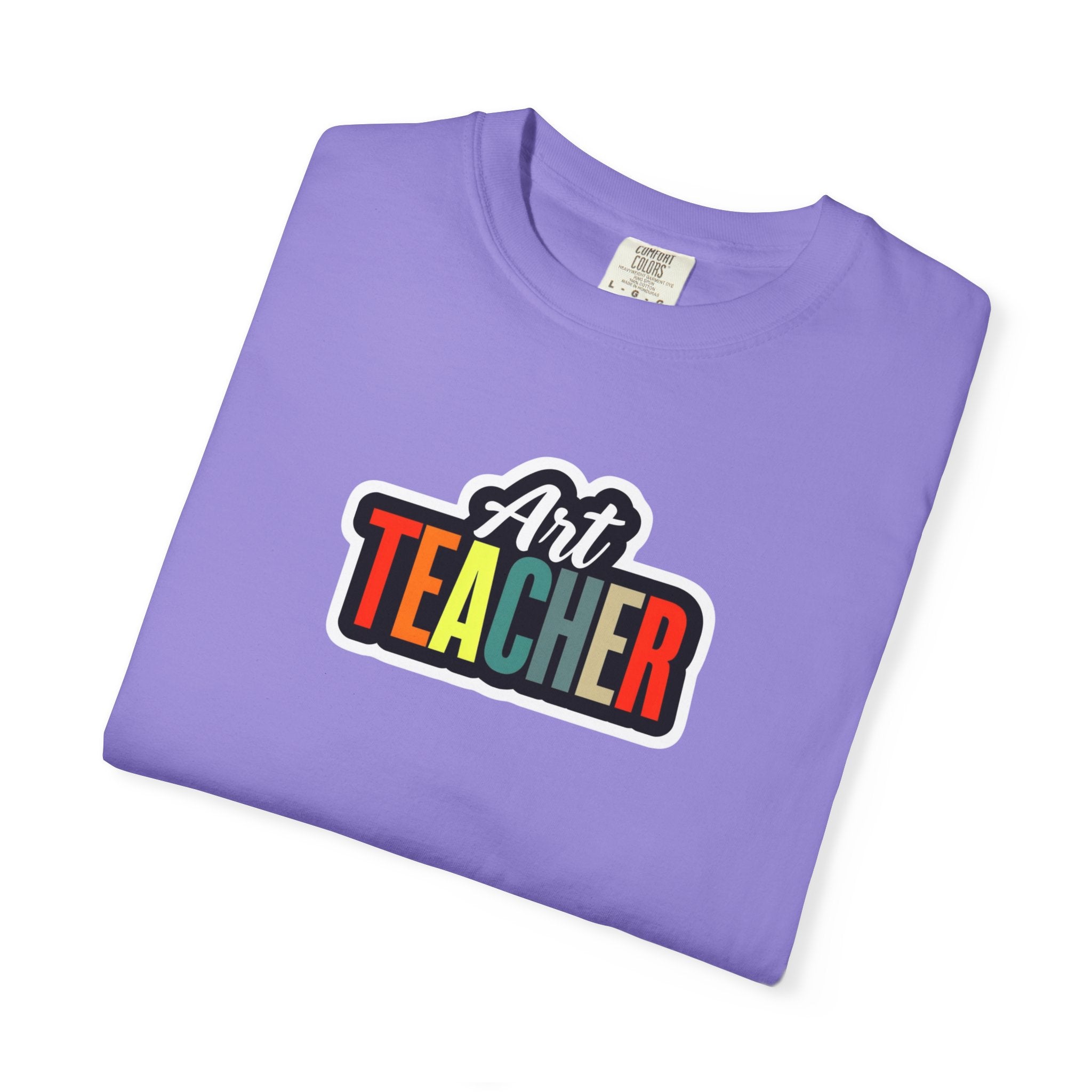 Art Teacher T‑Shirt — "Art is My Voice" Colorful Teacher Shirt