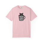 Coffee Is My Happy Place T-Shirt — Cat & Coffee Graphic Tee