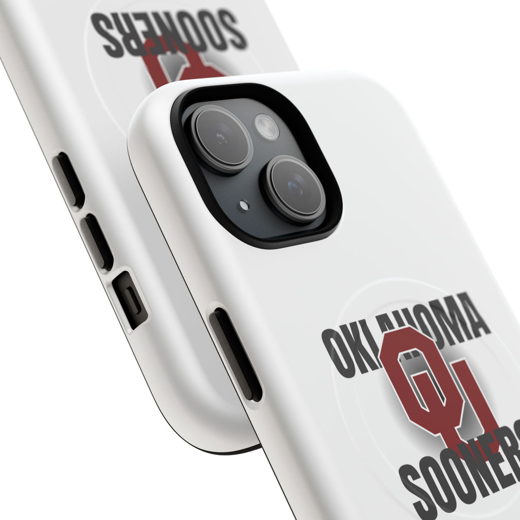 Oklahoma Sooners Tough Magnetic Phone Case — Durable Magnetic Snap-On College iPhone Cover