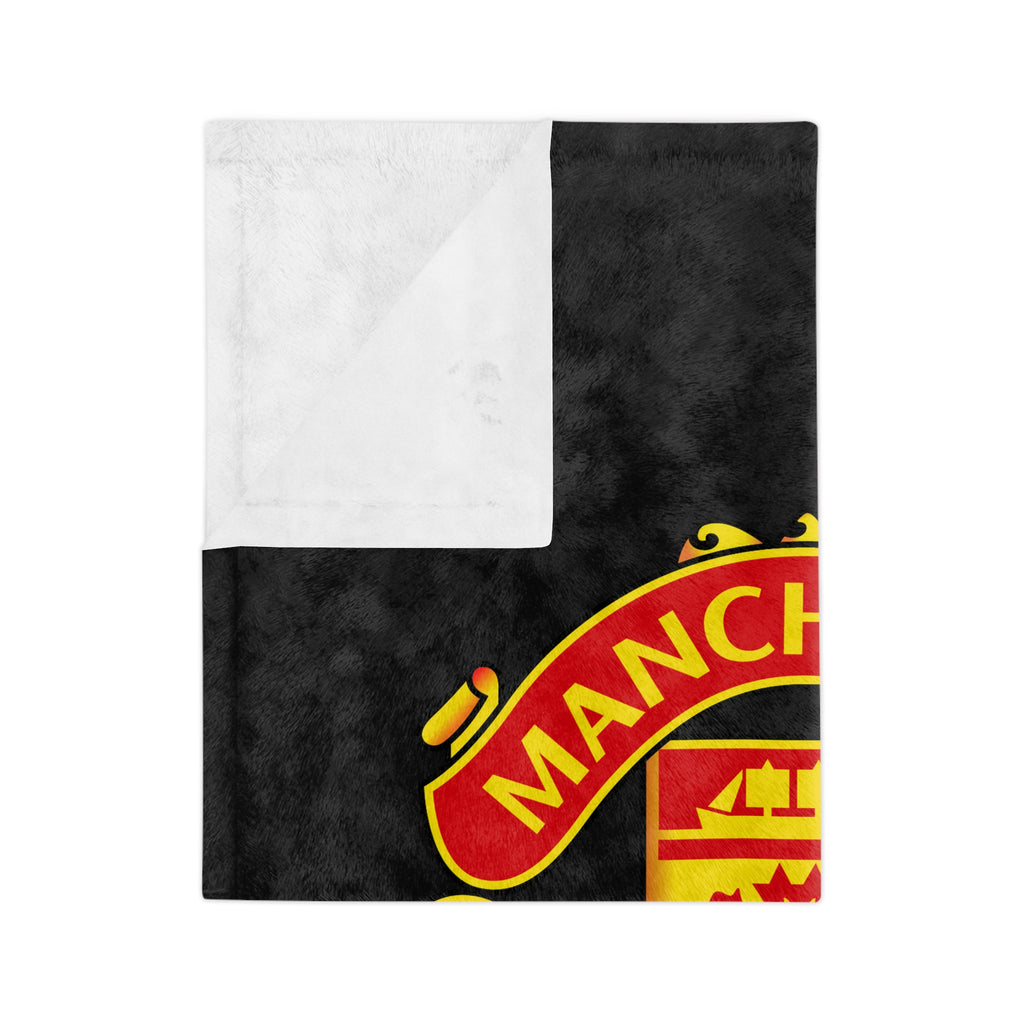 Manchester United Velveteen Microfiber Blanket —