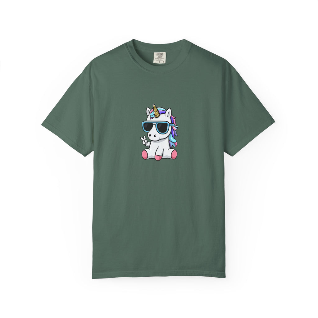 Unicorn Chill T-Shirt — Cute Sunglasses Unicorn Graphic Tee