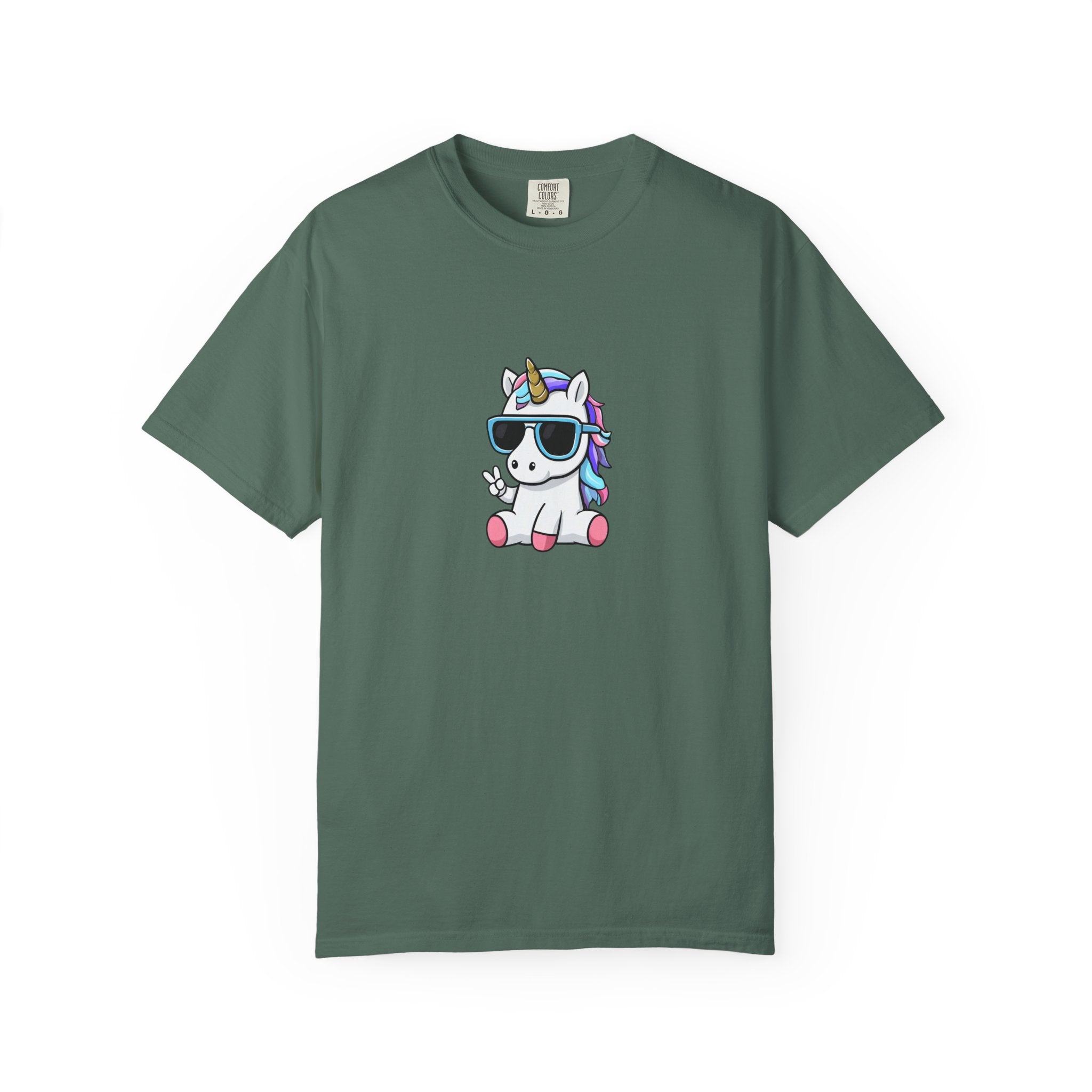 Unicorn Chill T-Shirt — Cute Sunglasses Unicorn Graphic Tee