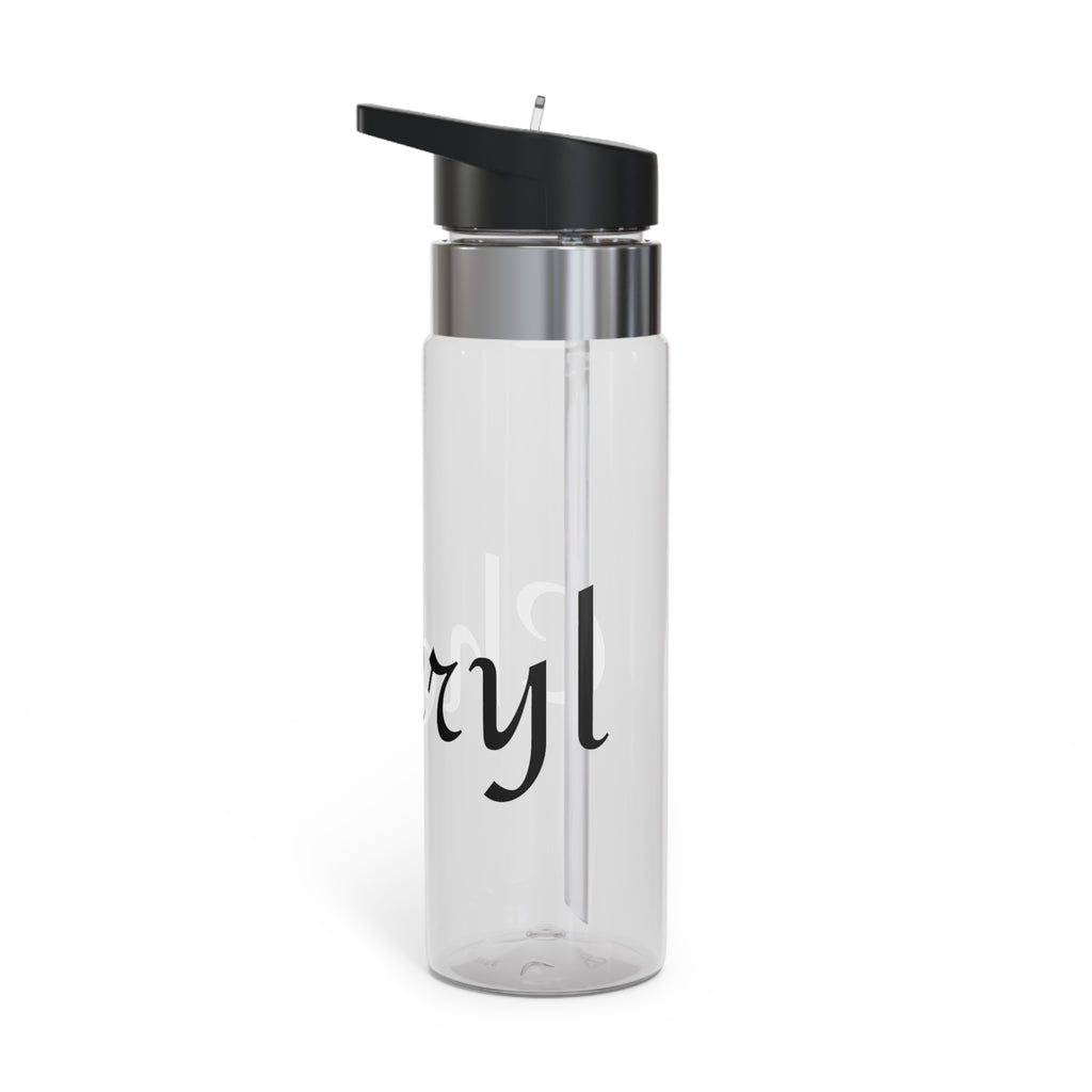 20oz Tritan Sport Bottle — Elegant Script “chery” Water Bottle for Gym, Travel & Everyday Hydration
