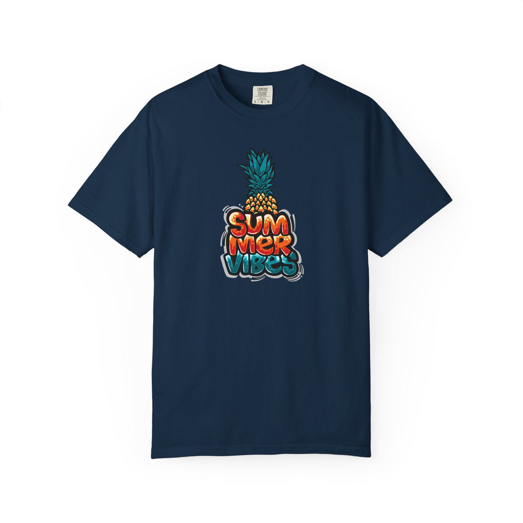 "Summer Vibes" Pineapple Graphic Tee
