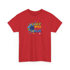 "In April We Wear Blue" Autism Awareness Floral Tee