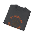 Dog Lover T‑Shirt — "My Dog Is My Best Friend" Paw Print Tee