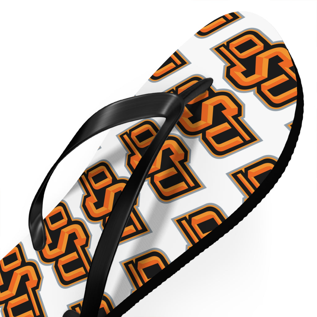 OSU Pattern Flip Flops – Oklahoma State Logo Beach Sandals