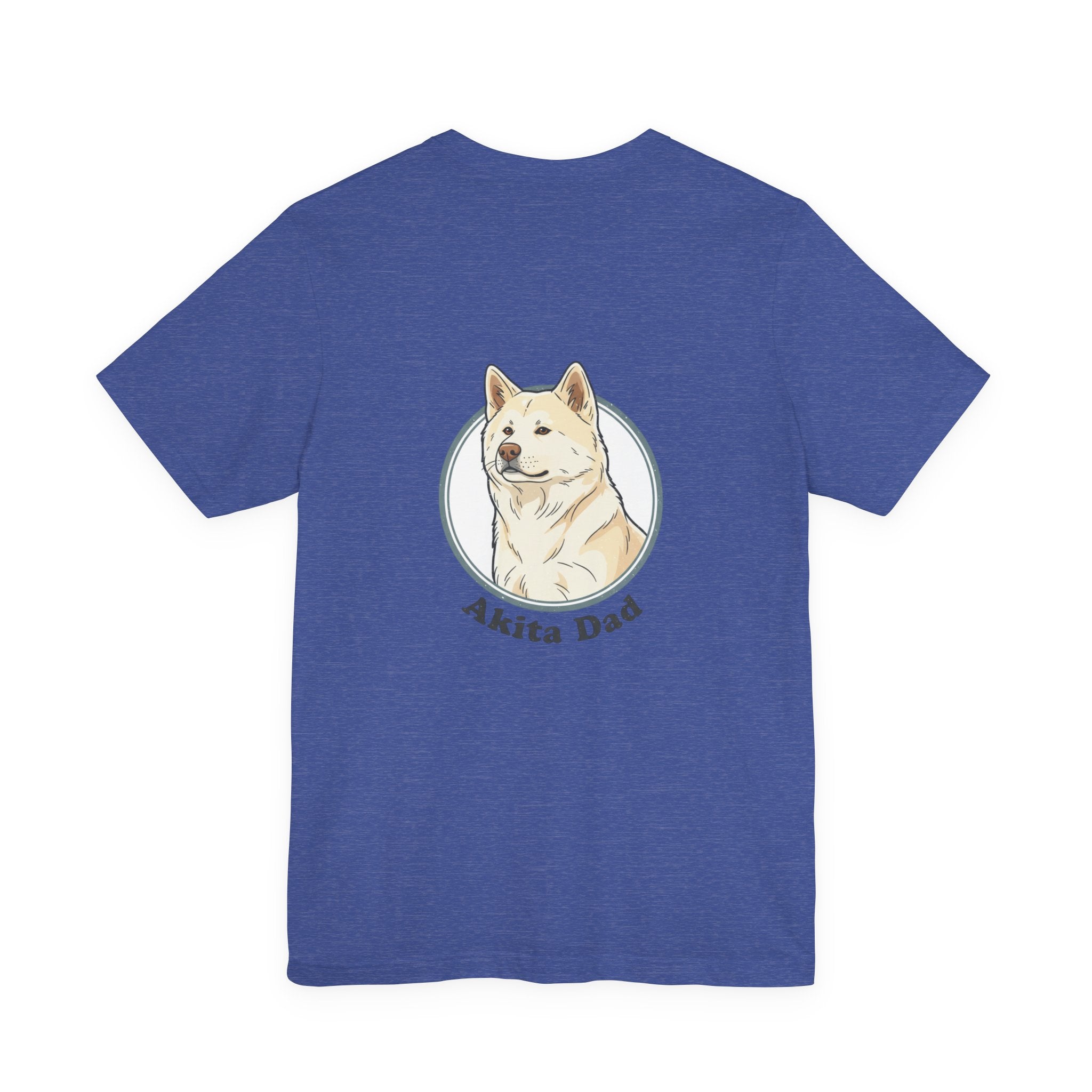 Akita Dad T-Shirt — Cute Akita Dog Graphic Tee for Dog Lovers