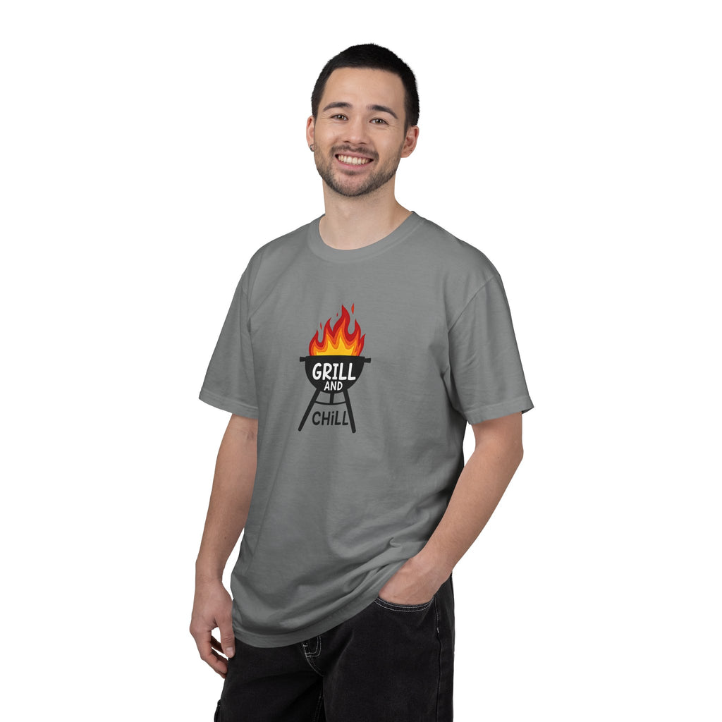 Grill and Chill T-Shirt — BBQ Graphic Tee for Grill Lovers