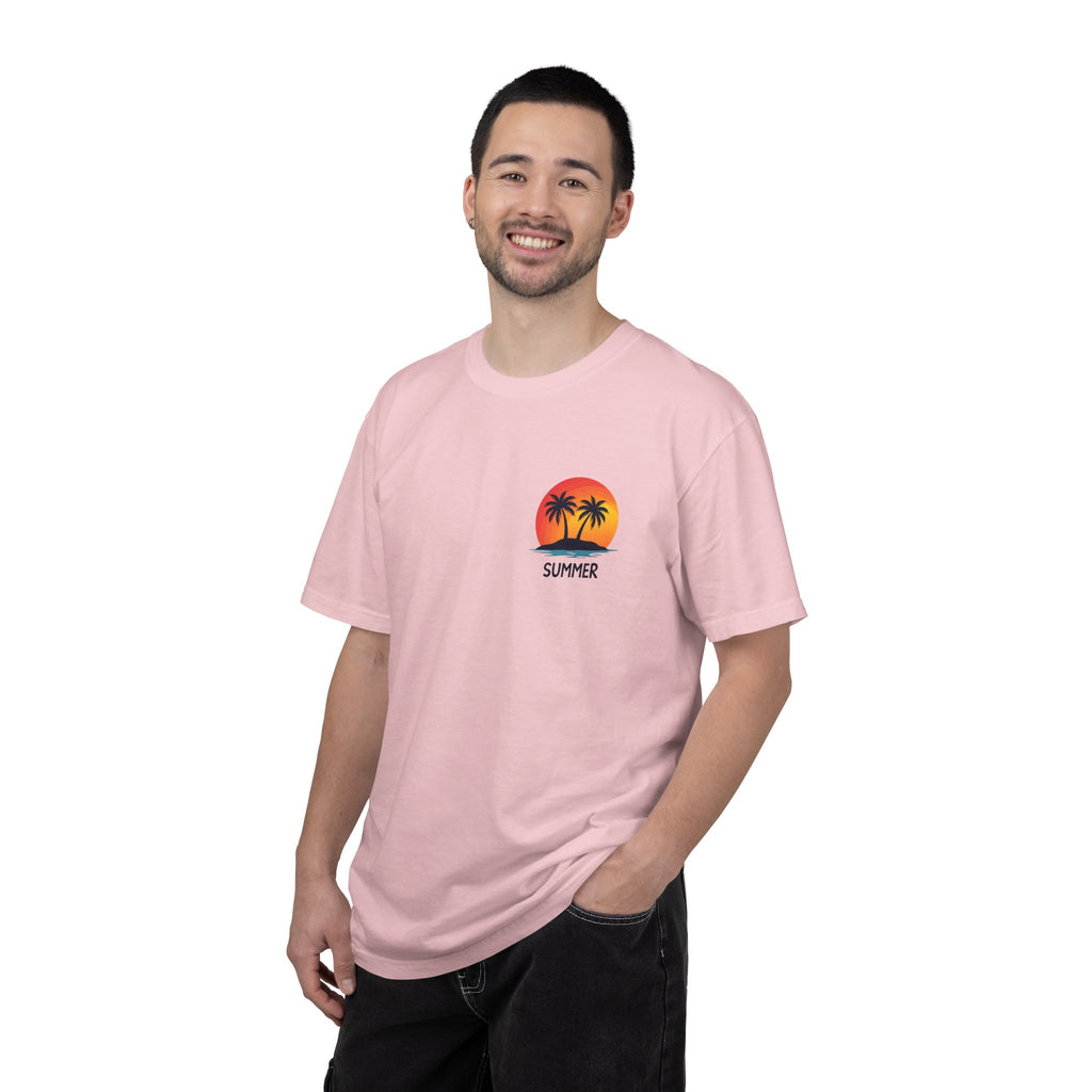 Summer Palm T-Shirt — Sunset Graphic Tee