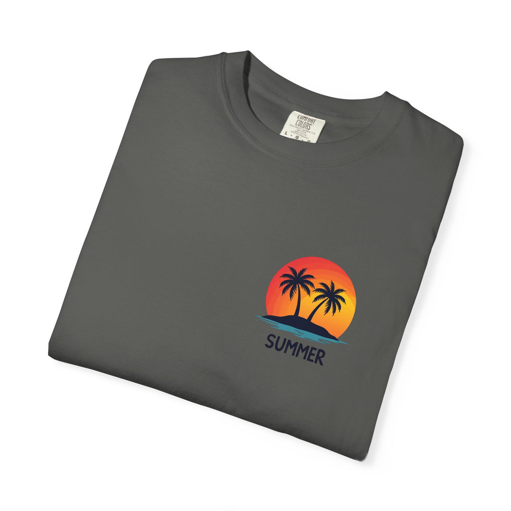Summer Palm T-Shirt — Sunset Graphic Tee