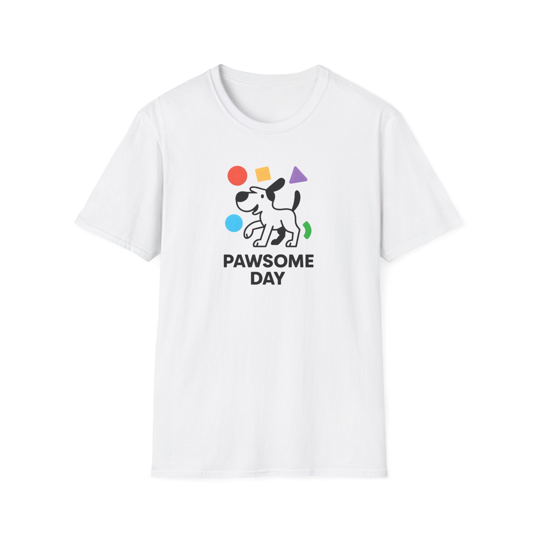 Pawsome Day Dog T‑Shirt – Cute Paw Print Graphic Tee for Dog Lovers