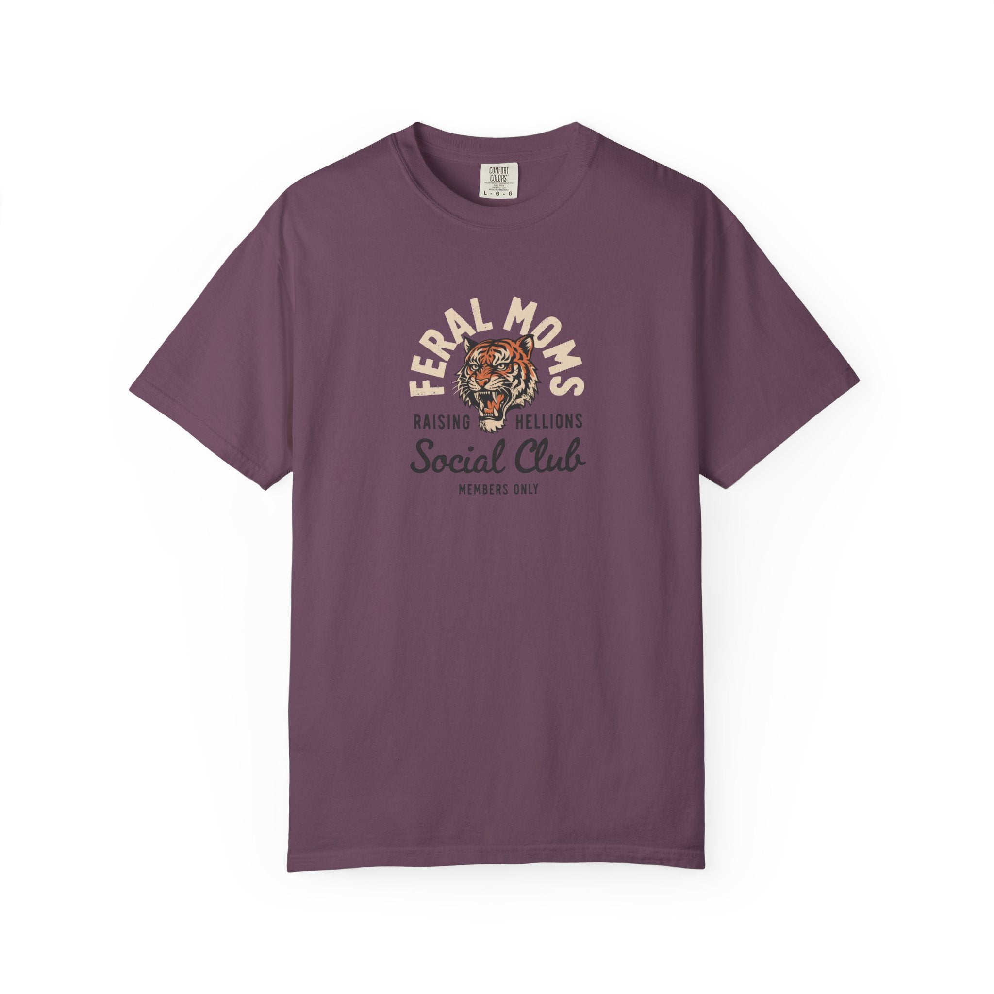 Tiger Social Club T‑Shirt — "Raising Hellions" Graphic Tee