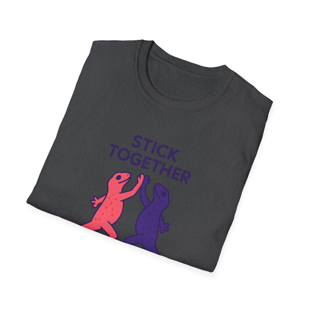 Stick Together Lizard T-Shirt — Cute Matching Gecko Tee