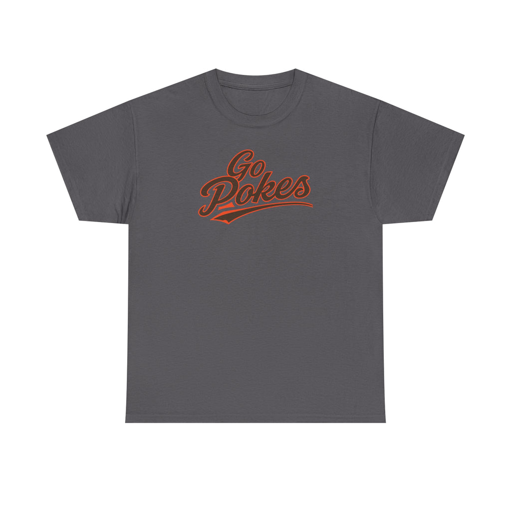 Go Pokes T-Shirt — Retro Script Fan Tee