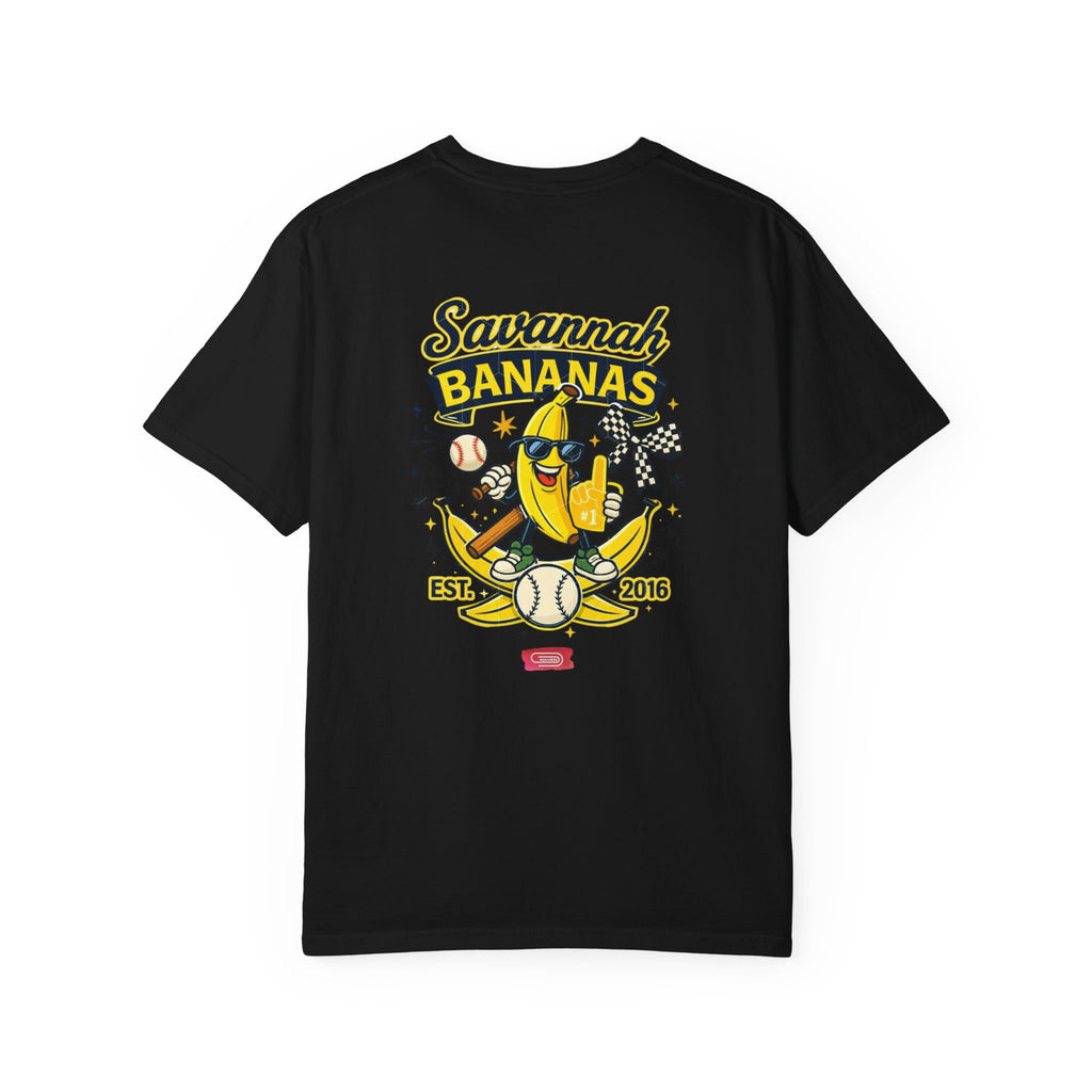 Savannah Bananas Baseball T-Shirt — Retro Banana Mascot Tee