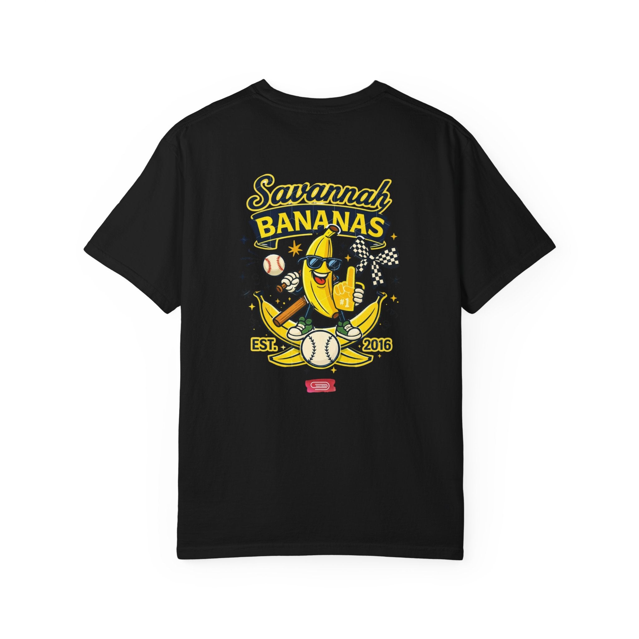Savannah Bananas Baseball T-Shirt — Retro Banana Mascot Tee