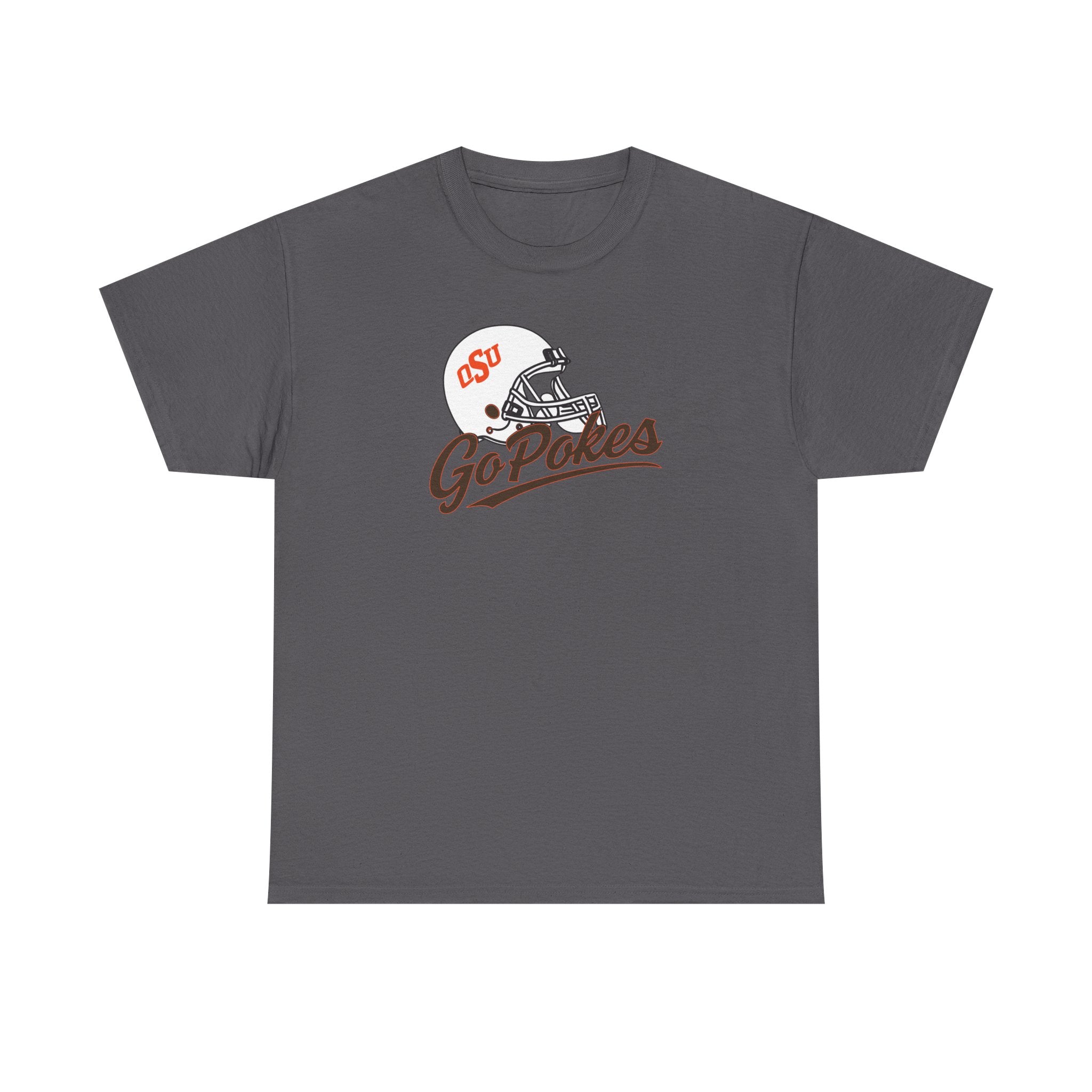 Go Pokes Tee — OSU Football Helmet Vintage Logo T-Shirt