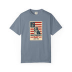 Independence Day T-Shirt – Statue of Liberty American Flag July 4th Graphic Tee