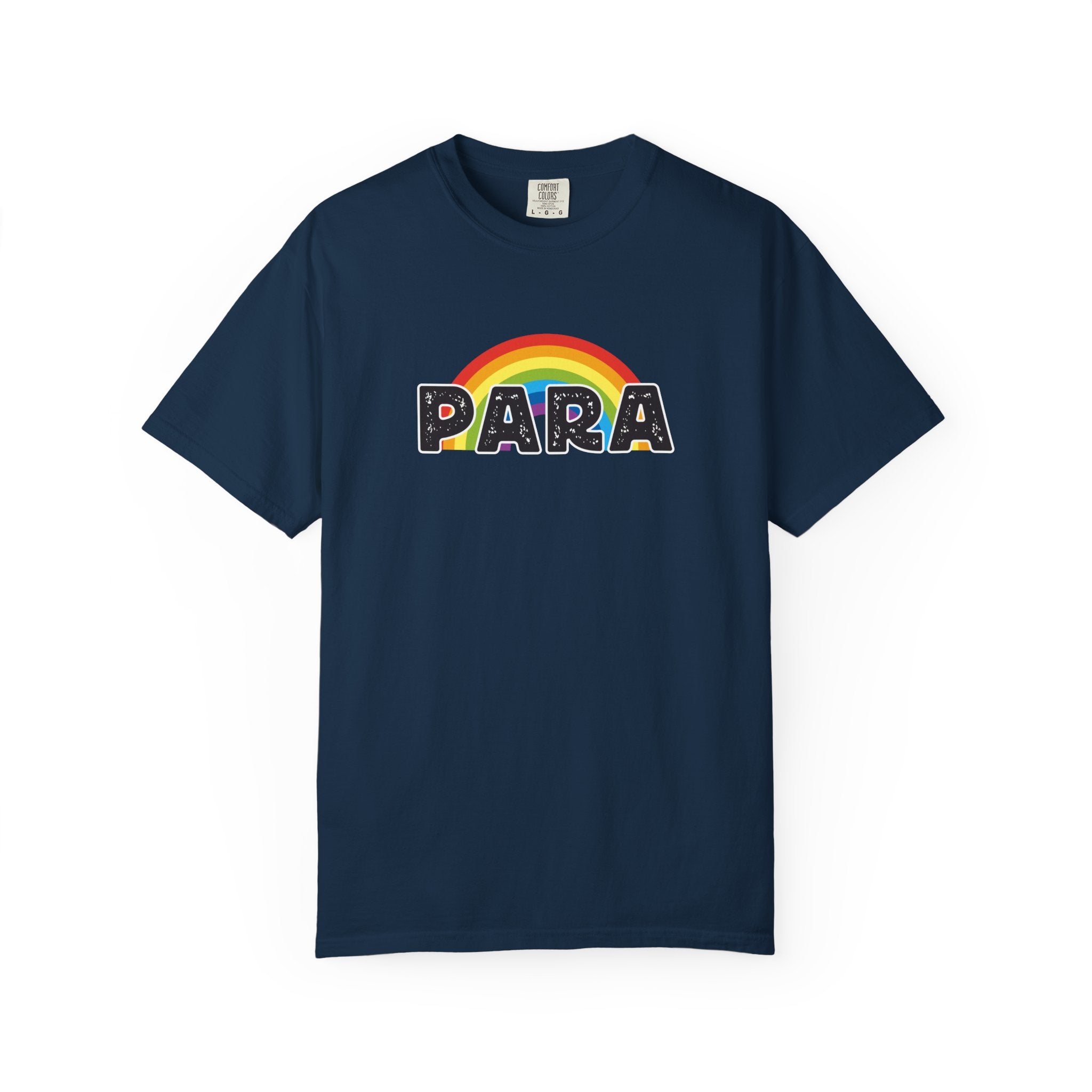 PARA Rainbow Graphic T-Shirt – Colorful Pride-Inspired Lettering