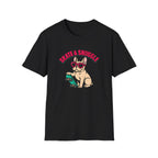 Skate & Snuggle French Bulldog T-Shirt — Cute Skateboard Dog Graphic Tee