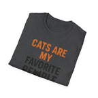 Cats Are My Favorite People T-Shirt — Funny Cat Lover Tee