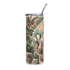 Crazy Plant Lady 20oz Stainless Steel Tumbler — Floral Succulent Travel Mug
