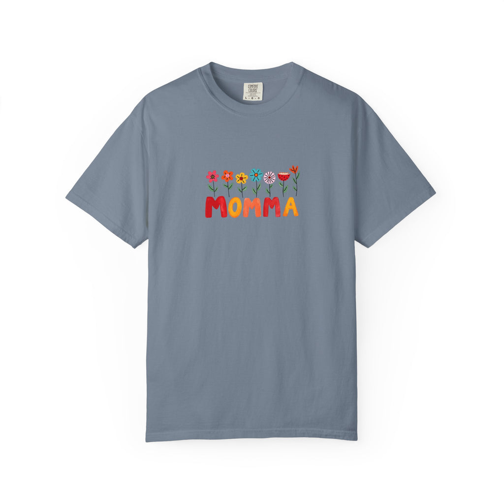 Momma Floral T-Shirt — Cute Colorful 'MOMMA' Mother's Day Tee