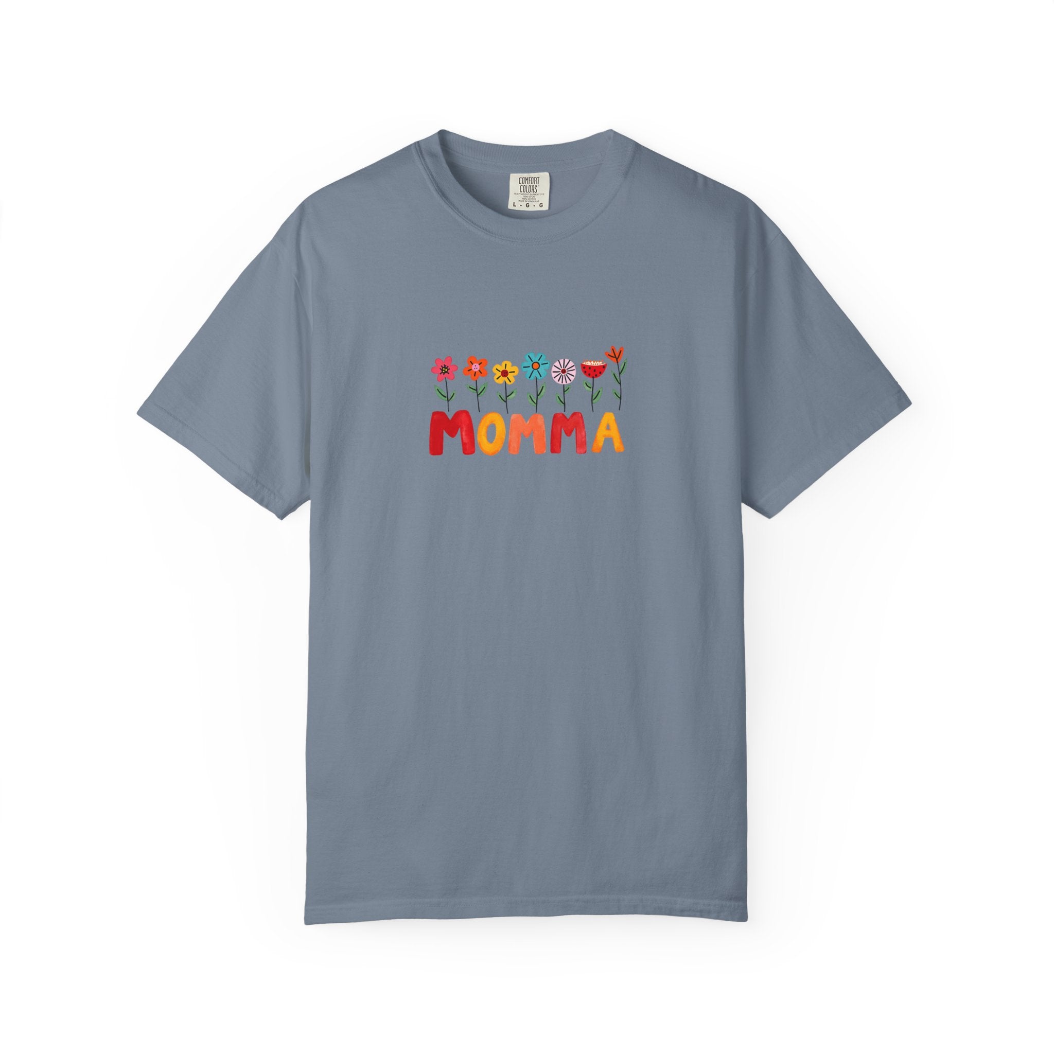 Momma Floral T-Shirt — Cute Colorful 'MOMMA' Mother's Day Tee