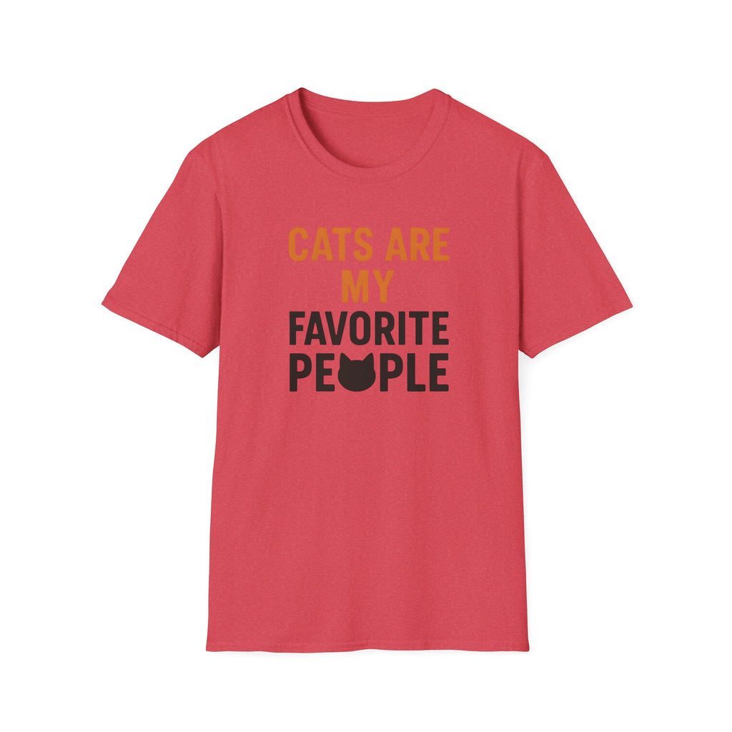 Cats Are My Favorite People T-Shirt — Funny Cat Lover Tee