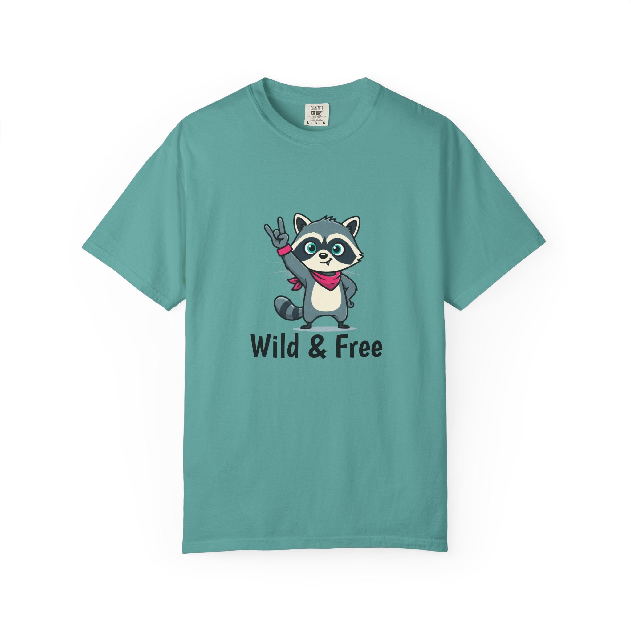 Raccoon "Wild & Free" T-Shirt