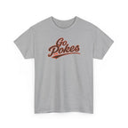 Go Pokes T-Shirt — Retro Script Fan Tee