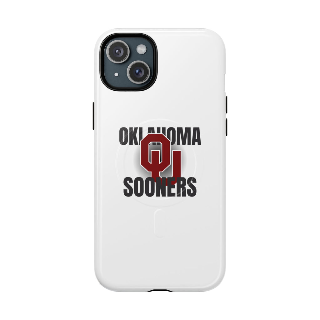 Oklahoma Sooners Tough Magnetic Phone Case — Durable Magnetic Snap-On College iPhone Cover