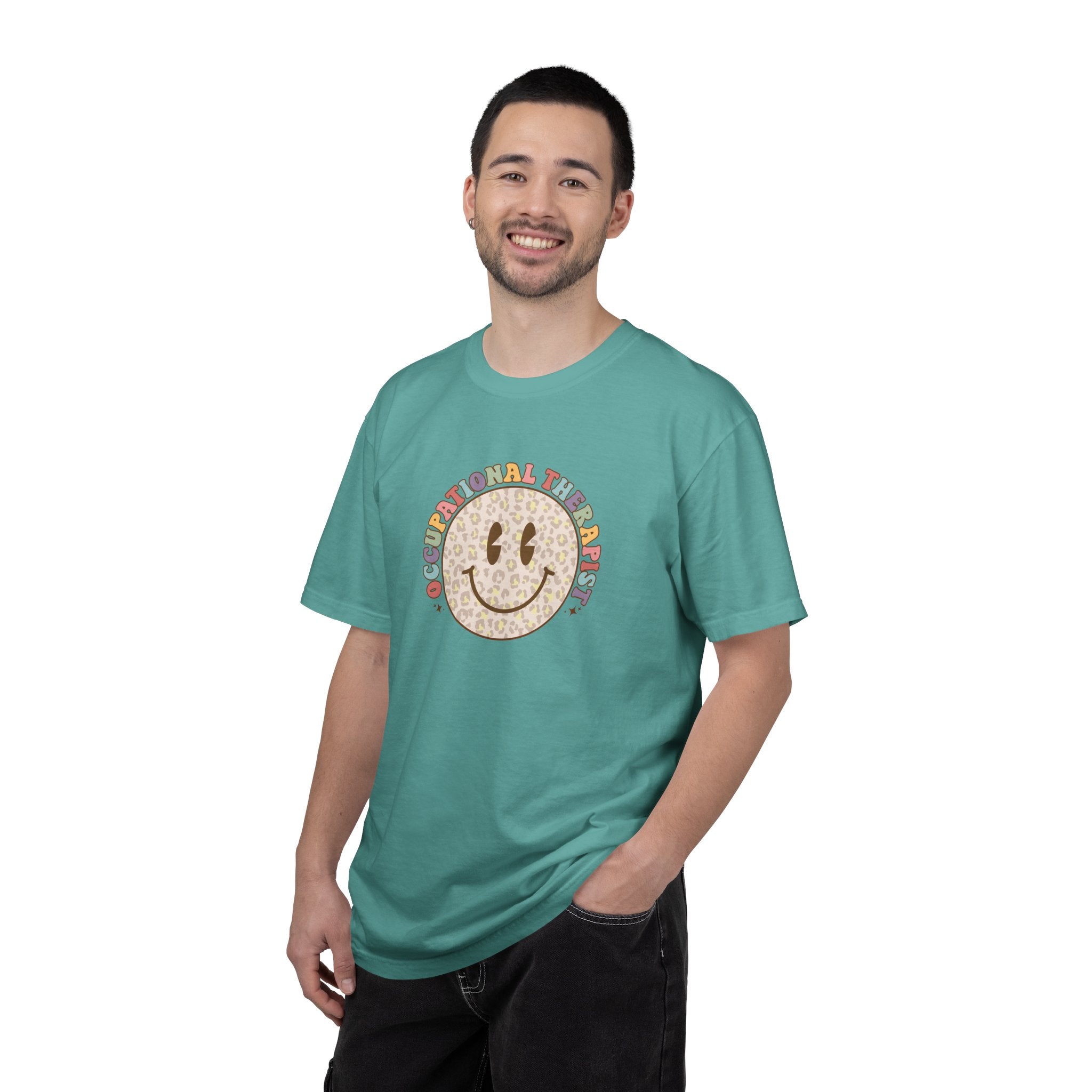 Smiley Occupational Therapist Graphic T-Shirt