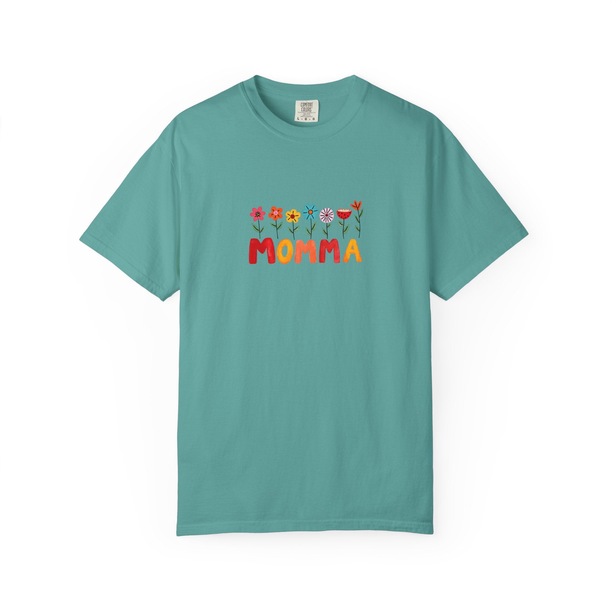 Momma Floral T-Shirt — Cute Colorful 'MOMMA' Mother's Day Tee
