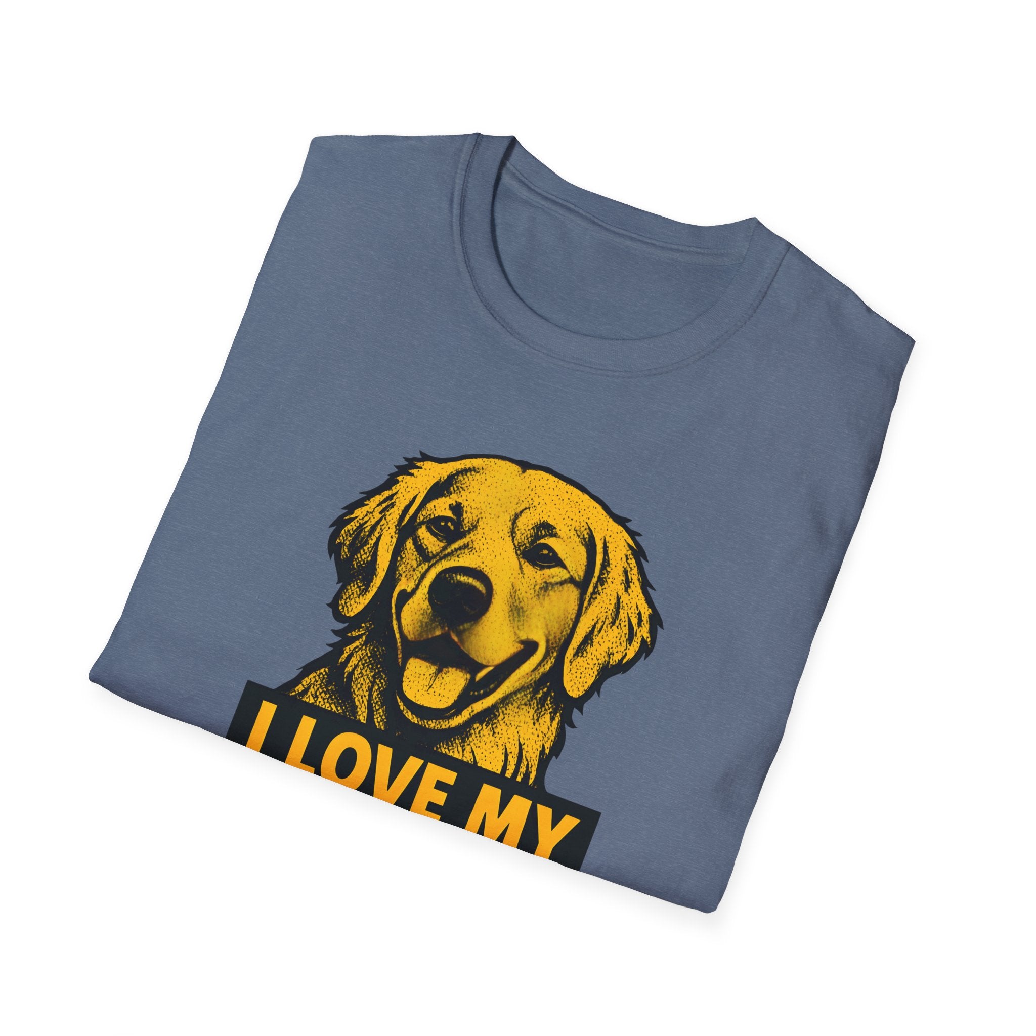 I Love My Golden Retriever T-Shirt — Cute Dog Lover Tee