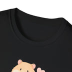 Tiny Paws Big Heart T-Shirt — Cute Hamster Graphic Tee