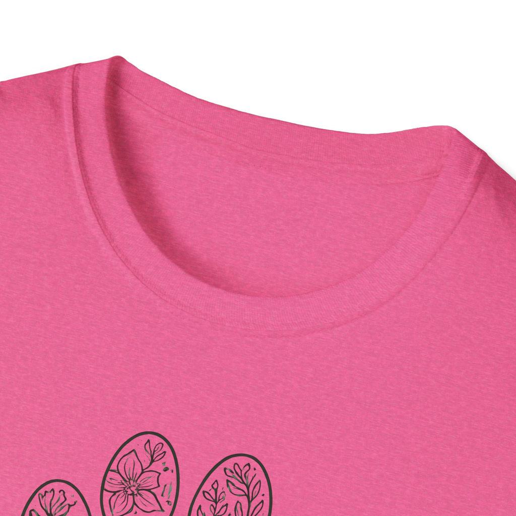 Paw-fect Life T-Shirt — Floral Paw Print Tee for Dog & Cat Lovers