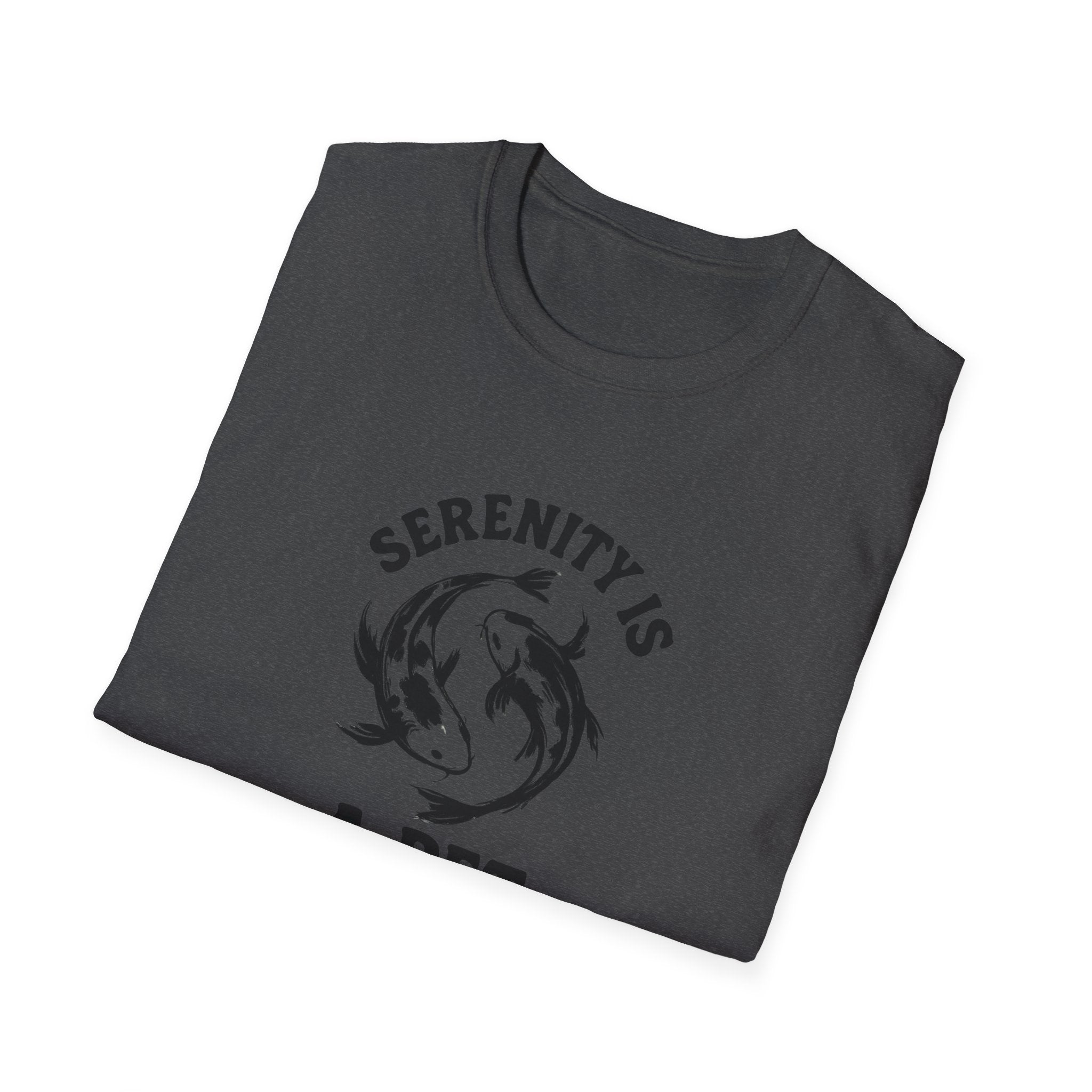 Serenity Is a Pet T-Shirt — Relaxing Koi Fish Design for Pet Lovers