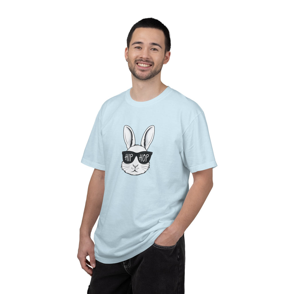 Hip Hop Bunny T-Shirt — Cute Rabbit with Sunglasses Graphic Tee