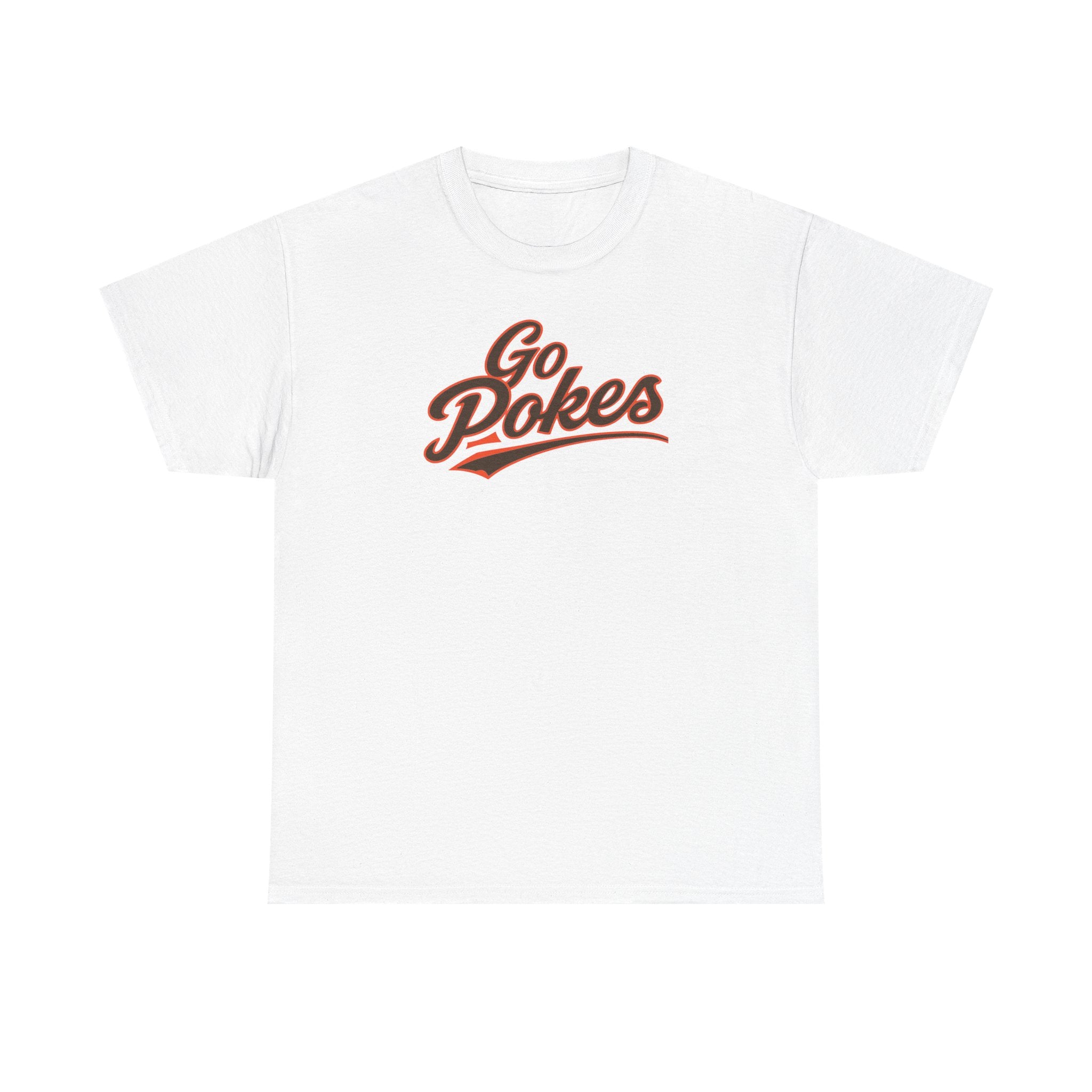 Go Pokes T-Shirt — Retro Script Fan Tee