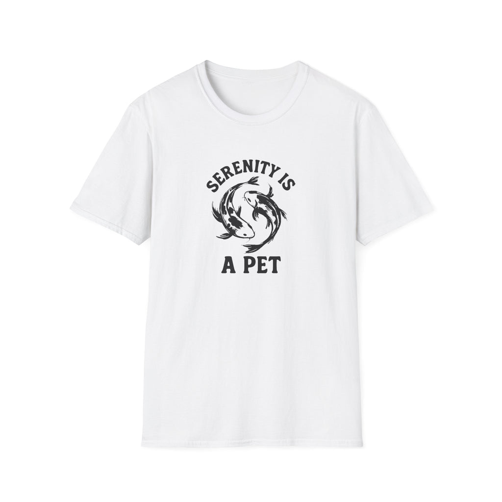 Serenity Is a Pet T-Shirt — Relaxing Koi Fish Design for Pet Lovers