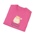 Tiny Paws Big Heart T-Shirt — Cute Hamster Graphic Tee