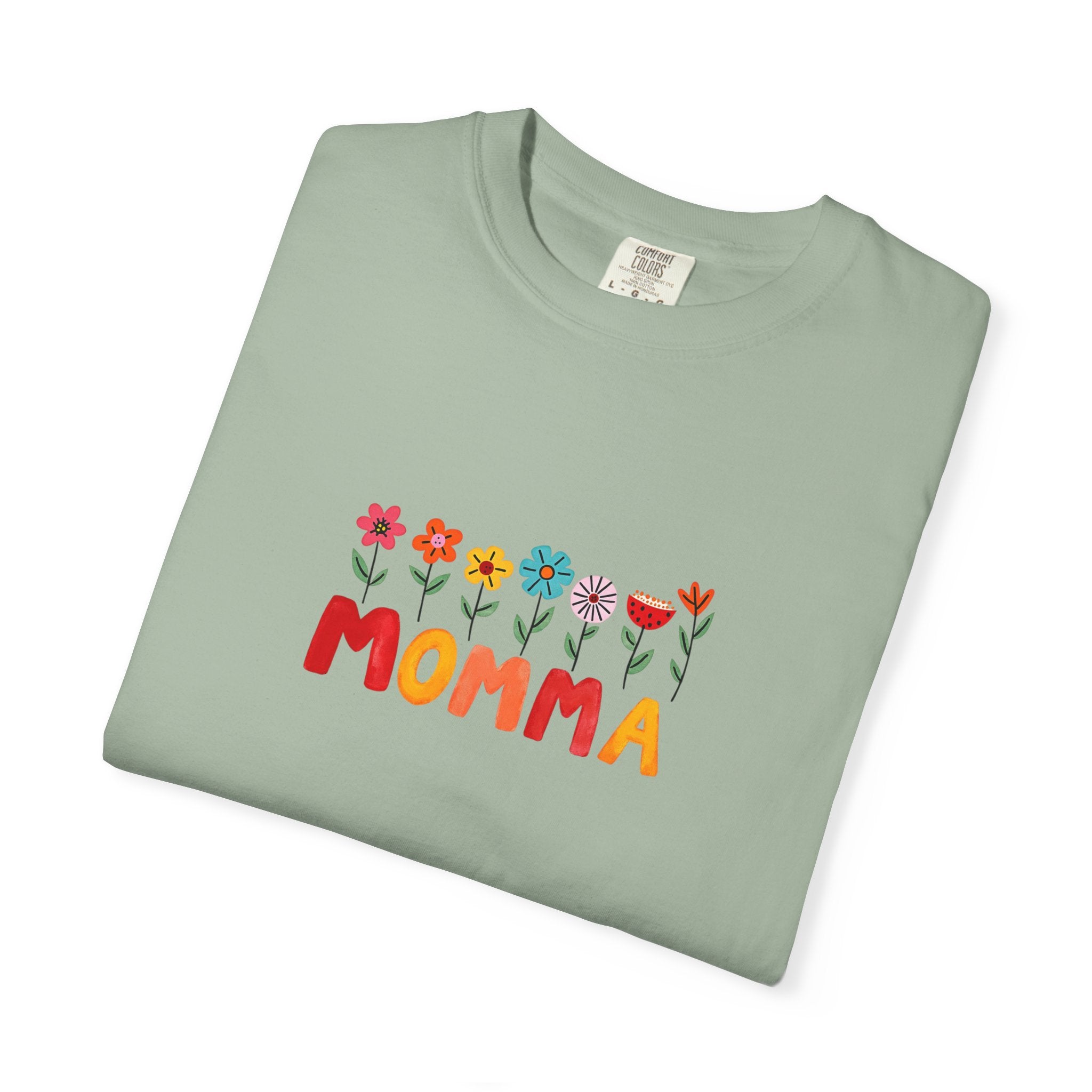 Momma Floral T-Shirt — Cute Colorful 'MOMMA' Mother's Day Tee