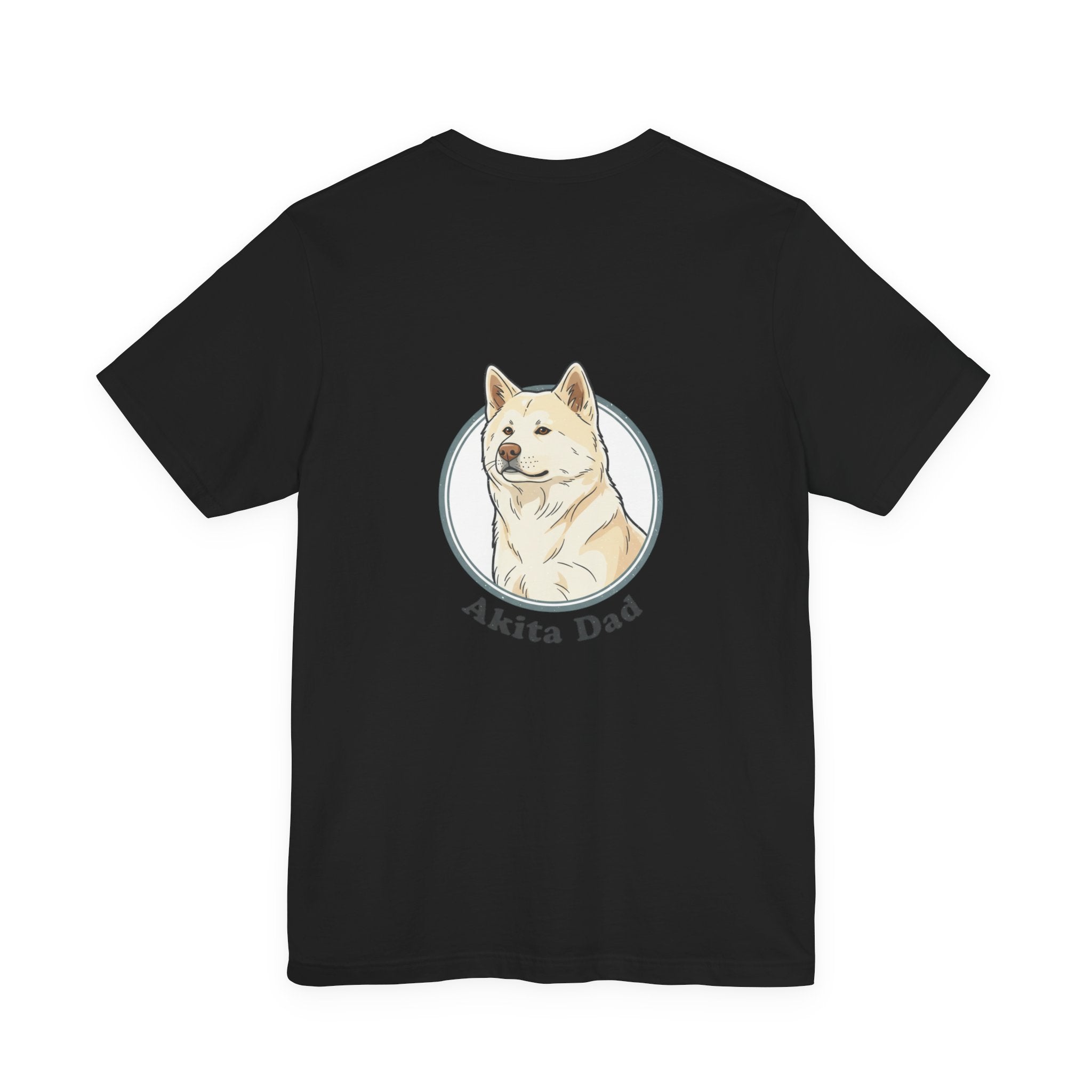 Akita Dad T-Shirt — Cute Akita Dog Graphic Tee for Dog Lovers