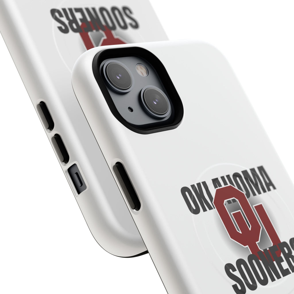 Oklahoma Sooners Tough Magnetic Phone Case — Durable Magnetic Snap-On College iPhone Cover