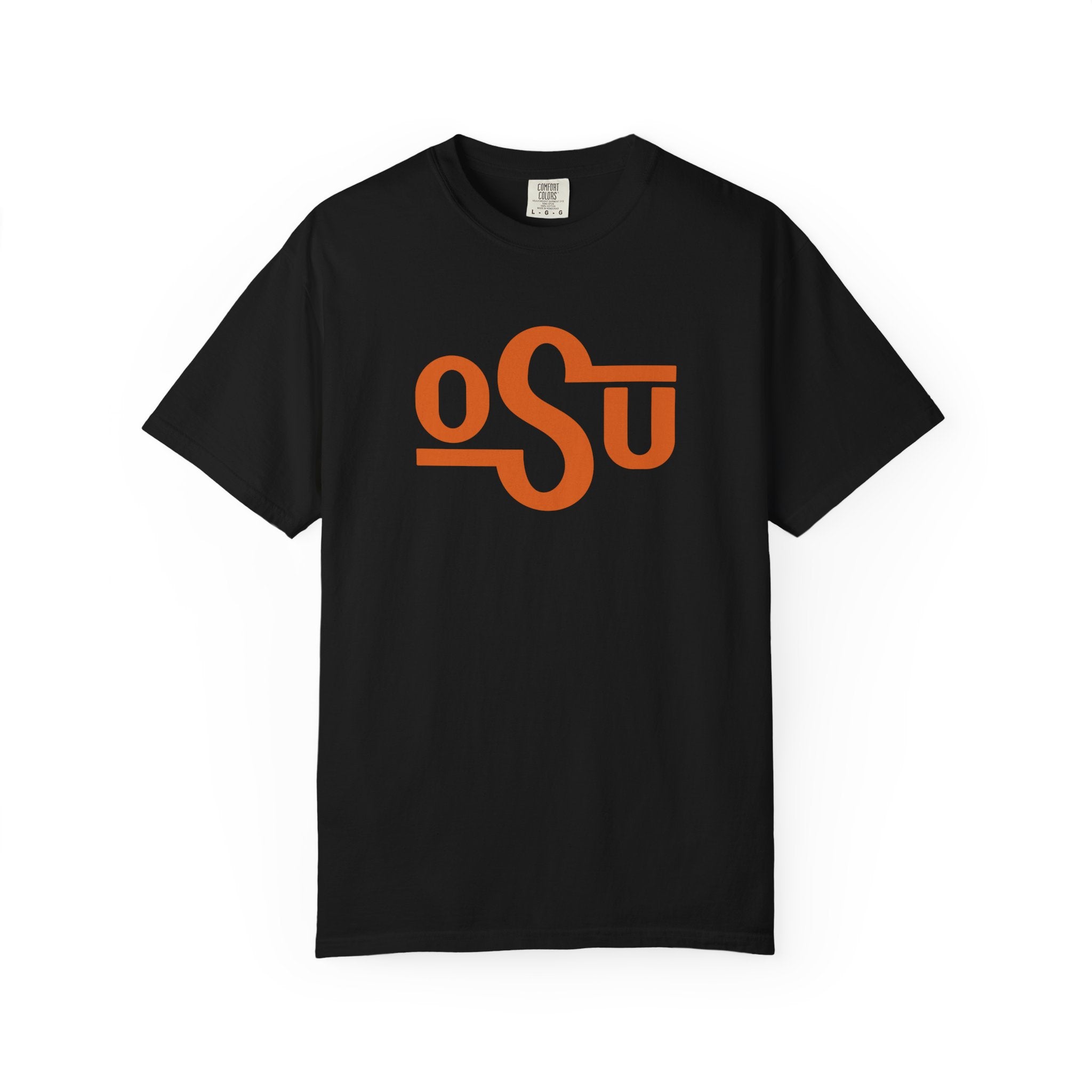 OSU Retro Script T-Shirt — Vintage Orange College Tee